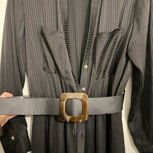 Zara Black Striped Dress